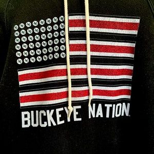 Mens Homage Ohio state 2xl Buckeye Nation hoodie.